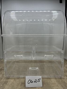 Clear Acrylic Makeup Organizer by Angoily
